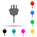electrical marking multi color style icon. Simple thin line, outline vector of web icons for ui and ux, website or mobile Royalty Free Stock Photo