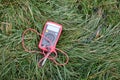 Electrical multimeter tool, for electricity works safety Royalty Free Stock Photo