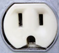 Electrical Outlet Extreme Closeup