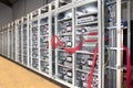 Electrical panel board construction Royalty Free Stock Photo