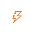 Electrical plug logo vector icon illustration