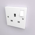 Electrical plug socket Royalty Free Stock Photo