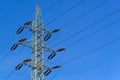 Electrical power mast Royalty Free Stock Photo