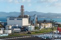 Electrical power plant in Fort-de-France, Martinique Royalty Free Stock Photo