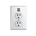 Electrical power socket with USB-C