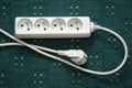 Electrical power strip Royalty Free Stock Photo