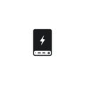 electrical Powerbank vector icon concept