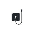 electrical Powerbank vector icon concept