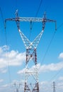 Electrical powerlines Royalty Free Stock Photo