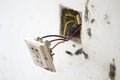 Electrical renovation work, Light plug