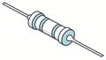 Electrical Resistor Electronic Component, vector design Generative AI Royalty Free Stock Photo