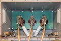 Electrical safety and visible earthing motor wiring