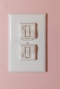 Electrical security for safety home of ac power outlet for babies Royalty Free Stock Photo