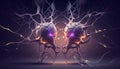 Electrical signals in the brain influence behavior, thinking, and emotions, Generative AI