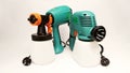 Electrical spray gun for coloration, for color pulverization