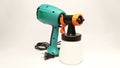 Electrical spray gun for coloration, for color pulverization