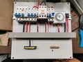 Electrical street light control system equipment.