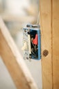 Electrical Switch Closeup Royalty Free Stock Photo