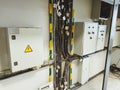 Electrical switchgear,Industrial electrical switch Royalty Free Stock Photo