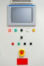 Electrical switchgear panel control, on plant and process Royalty Free Stock Photo