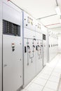 Electrical switchgear room Royalty Free Stock Photo