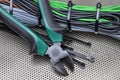 Electrical tools and cables Royalty Free Stock Photo