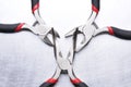 Electrical tools wire cutter, pliers Royalty Free Stock Photo