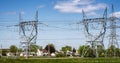 Electrical towers Royalty Free Stock Photo