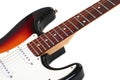 Electricguitar isolated on white background Royalty Free Stock Photo