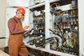 Electrician engineer worker Royalty Free Stock Photo