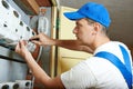 Electrician engineer worker Royalty Free Stock Photo