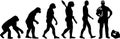 Electrician Evolution vector Royalty Free Stock Photo