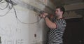 Electrician insists cable in house