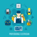 Electrician Round Composition