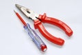 Electrician's tools Royalty Free Stock Photo
