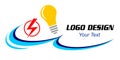 Electrician service graphic in vector quality.