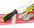 Electrician tools Royalty Free Stock Photo