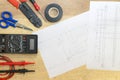 Electrician tools , instruments and project design