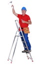 Electrician working Royalty Free Stock Photo