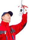 Electrician Working Royalty Free Stock Photo