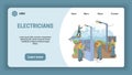 Electricians Flat Landing Page