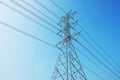 Electricity and bluesky Royalty Free Stock Photo