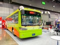 Electricity bus show it to customers in Metalex 2020 exhibition