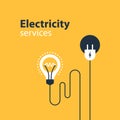 Electricity connection, electrical services and supply, energy saving