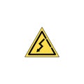 Electricity flat icon Royalty Free Stock Photo