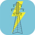 Electricity Flat Icon