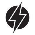 Electricity icon, vector