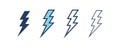 Electricity icons set. Set of energy vector symbol. Filled and Linear style sign for mobile concept and web design Royalty Free Stock Photo