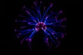 Electricity in plasma ball