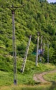 Electricity poles Royalty Free Stock Photo